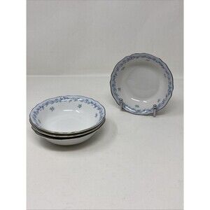 Franconia Krautheim Selb Bavaria Delphine 4 Fruit/Dessert Bowls - 4 Bowls 5"